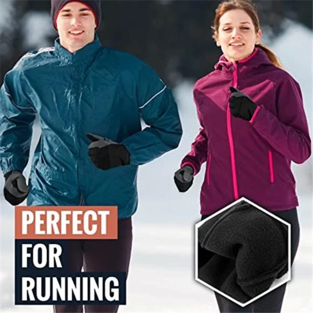 Mens Winter Gloves Touchscreen Thermal Running Hiking Cycling Windproof Water